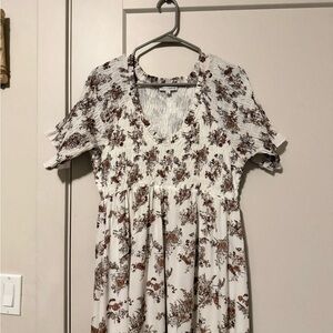 Baltic Born Smocked Floral Maxi Dress